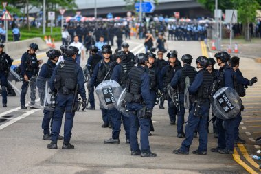 Hong Kong'da İade karşıtı Yasa Tasarısı Protestosu