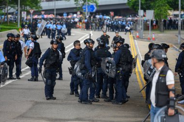 Hong Kong'da İade karşıtı Yasa Tasarısı Protestosu