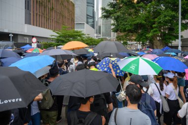 Hong Kong'da İade karşıtı Yasa Tasarısı Protestosu