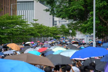 Hong Kong'da İade karşıtı Yasa Tasarısı Protestosu
