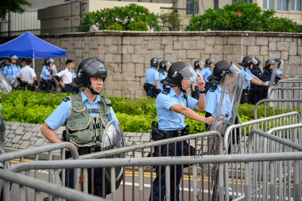 Anti-Extradition Bill Protest in Hong Kong — Stock Photo, Image