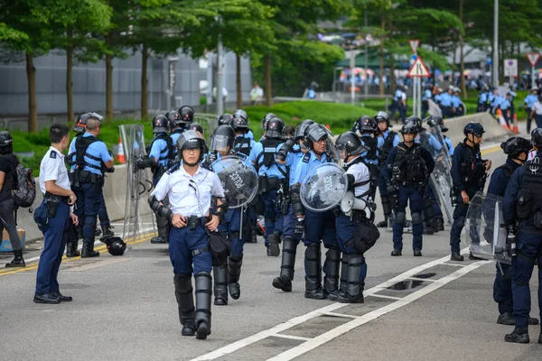 Anti-Extradition Bill Protest in Hong Kong — Stock Photo, Image