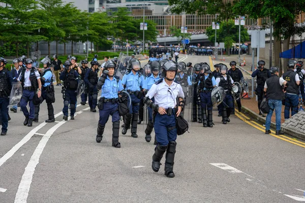 Anti-utlevering Bill Protest i Hong Kong – stockfoto