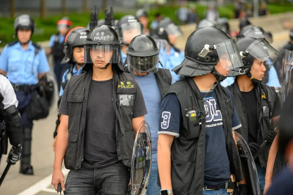 Protest gegen Auslieferungsgesetz in Hongkong — Stockfoto