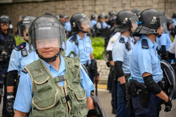 Anti-Extradition Bill Protest in Hong Kong — Stock Photo, Image