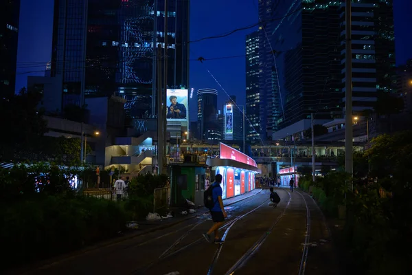 香港での反引渡法案抗議 — ストック写真