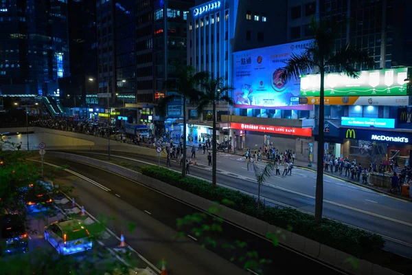 Protest gegen Auslieferungsgesetz in Hongkong — Stockfoto