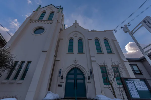 Catholic Hakodate Kościół Motomachi — Zdjęcie stockowe