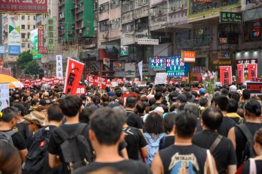 Hong Kong 16 Haziran iade tasarısına karşı protesto