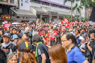 Hong Kong 16 Haziran iade tasarısına karşı protesto