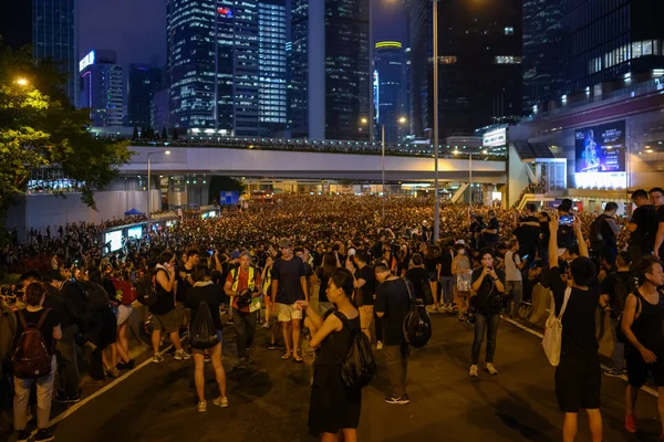 Hong Kong június 16 elleni tiltakozás kiadatás Bill — Stock Fotó