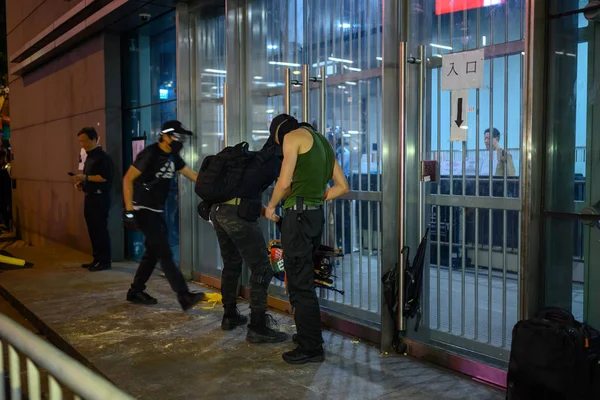 Hong Kong June 26 protest at Hong Kong Police Headquarter — Stock Photo, Image