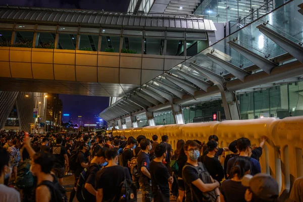 Proteste gegen Auslieferung in Hongkong — Stockfoto