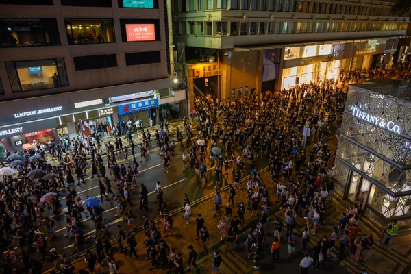 Proteste gegen Auslieferung in Hongkong — Stockfoto