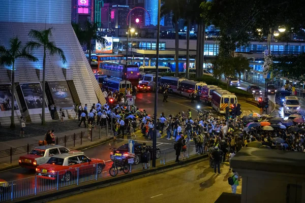 Hongkongské protesty proti vydávání — Stock fotografie