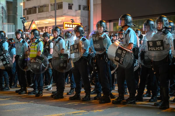 香港の反引渡抗議 — ストック写真