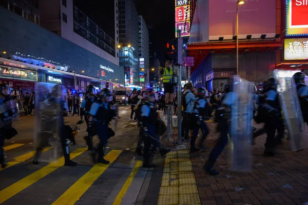 香港の反引渡抗議 — ストック写真