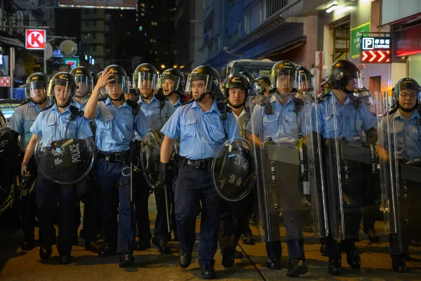 Protesty anty-ekstradycyjnego Hongkongu — Zdjęcie stockowe