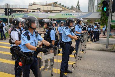 Hong Kong'da iade yasasına karşı protesto