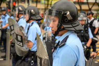 Hong Kong'da iade yasasına karşı protesto