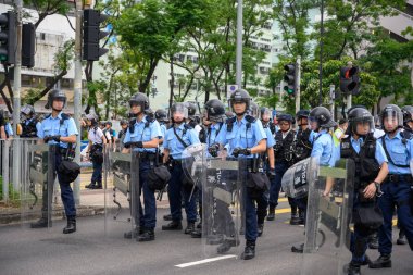 Hong Kong'da iade yasasına karşı protesto