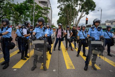 Hong Kong'da iade yasasına karşı protesto