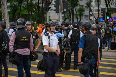 Hong Kong'da iade yasasına karşı protesto