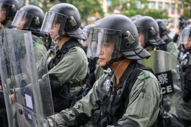 Hong Kong'da iade yasasına karşı protesto