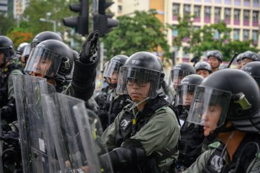 Hong Kong'da iade yasasına karşı protesto