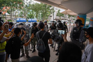 Hong Kong'da iade yasasına karşı protesto