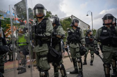 Hong Kong'da iade yasasına karşı protesto
