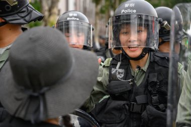 Hong Kong'da iade yasasına karşı protesto
