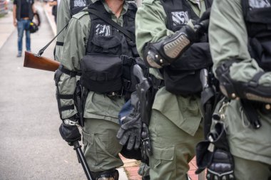 Hong Kong'da iade yasasına karşı protesto