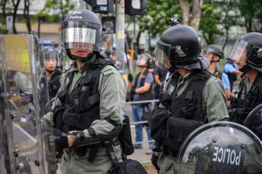Hong Kong'da iade yasasına karşı protesto
