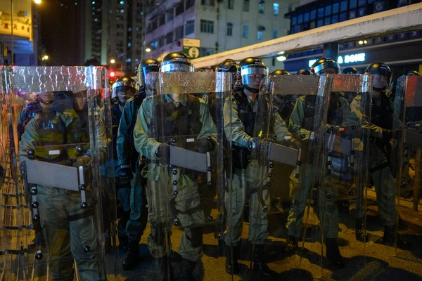 Manifestation contre le projet de loi d'extradition à l'île de Hong Kong — Photo