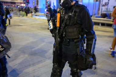 Hong Kong Adası'nda İade karşıtı yasa tasarısı protestosu