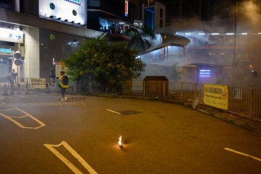 Hong Kong Adası'nda İade karşıtı yasa tasarısı protestosu