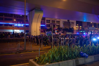 Hong Kong Adası'nda İade karşıtı yasa tasarısı protestosu