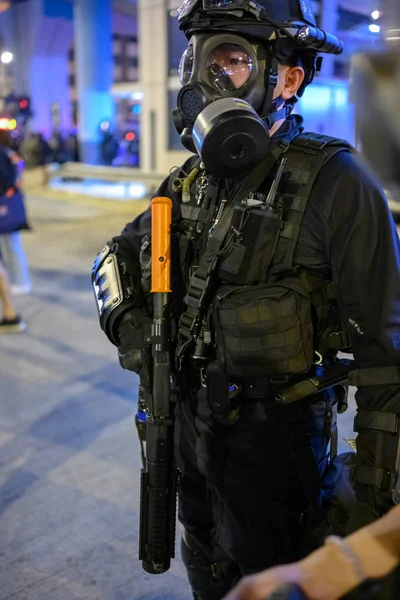 Anti-Extradição projeto de lei protesto na Ilha de Hong Kong — Fotografia de Stock