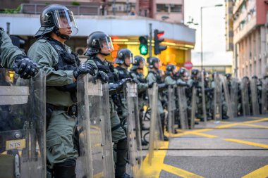 Hong Kong islan'da Hong Kong halkı iade karşıtı yasayı protesto etti