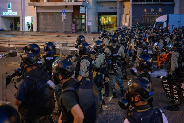 Hong Kong public protest anti-extradition law in Hong Kong Islan — Stock Photo, Image