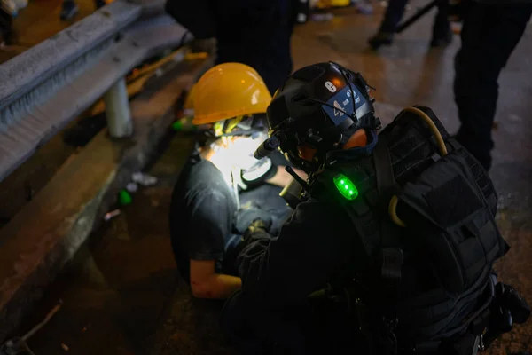 Hong Kong Public protest ustawy antyekstradycyjnej w Hongkongu Islan — Zdjęcie stockowe