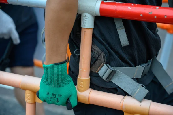 Hong Kong August 3 protest which is rejected by police force. — Stock Photo, Image