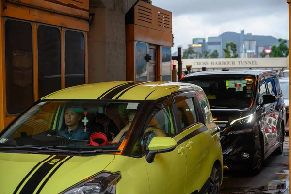 Hong Kong 3 Agustus protes yang ditolak oleh kepolisian . — Stok Foto