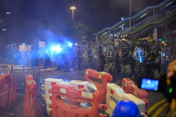 香港 8月4日 反引渡法抗議 — ストック写真