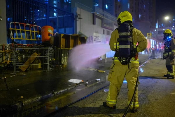 Huelga más grande en la historia de Hong Kong el 5 de agosto de 2019 — Foto de Stock
