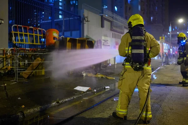 Huelga más grande en la historia de Hong Kong el 5 de agosto de 2019 — Foto de Stock