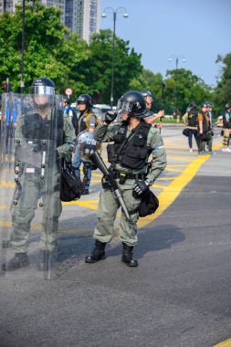 10 Ağustos Hong Kong flashmob tarzı Protesto İadesi L karşı