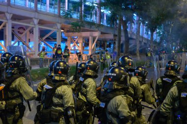 10 Ağustos Hong Kong flashmob tarzı Protesto İadesi L karşı