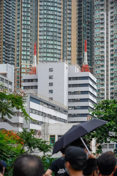 August 11 Hong Kong flashmob style protest against Extradition L — Stock Photo, Image